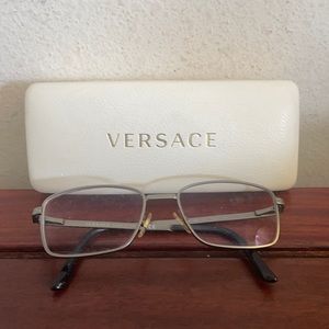 Versace eye glass frames with case